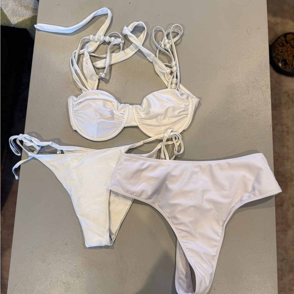 White Women's Swimwear Set
